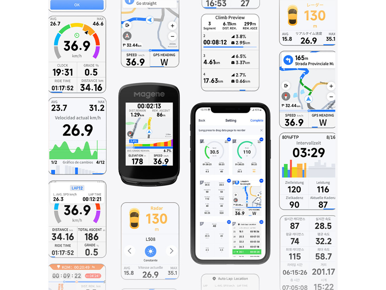 MAGENE C606 Pro GPS Bike Computer - Image 10